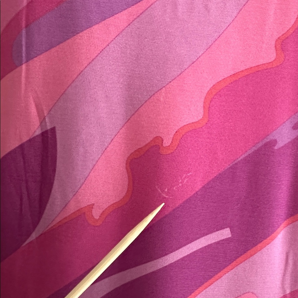 AVERADO BESSI Pucci-Esque Pink Ladies Who Lunch Cocktail SHIFT Dress sz Medium - Picture 5 of 8